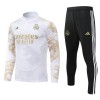 Real Madrid Training Sweatshirts Quarter-zip 2024-25 Weiße Für Kinder